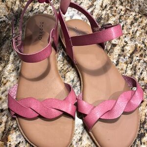Torrid Pink Strappy Sandals